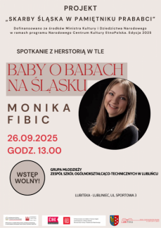 BABY O BABACH NA ŚLĄSKU - SPOTKANIE Z MONIKĄ FIBIC