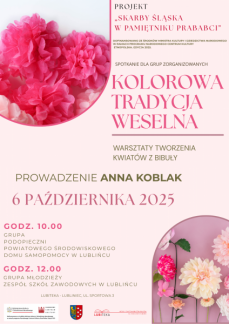 WARSZTATY TWORZENIA  KWIATÓW Z BIBUŁY