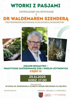  SPOTKANIE Z DR  WALDEMAREM SZENDERĄ