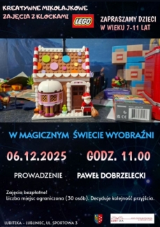MAGICZNE MIKOŁAJKOWE WARSZTATY LEGO
