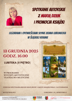 SPOTKANIE AUTORSKIE Z MARIĄ DZIUK