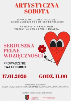 ARTYSTYCZNA SOBOTA: SERDUSZKA PEŁNE WDZIĘCZNOŚCI
