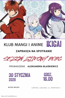 KLUB MANGI I ANIME IKIGAI ZAPRASZA