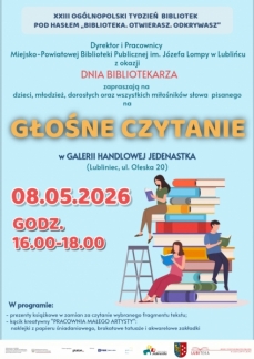 GŁOŚNE CZYTANIE W GALERII JEDENASTKA