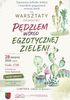 PĘDZLEM WŚRÓD EGZOTYCZNEJ ZIELENI 