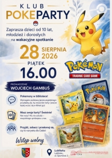  	KLUB POKEPARTY ZAPRASZA 
