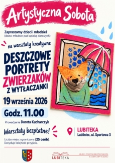 DESZCZOWE PORTRETY ZWIERZAKÓW Z WYTŁACZANKI