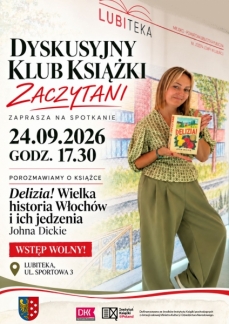  SPOTKANIE DYSKUSYJNEGO KLUB KSIĄŻKI ZACZYTANI 