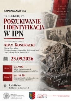 POSZUKIWANIE I IDENTYFIKACJA W IPN – PRELEKCJA DLA