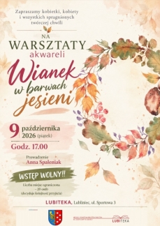 WIANEK W BARWACH JESIENI - WARSZTATY AKWARELI