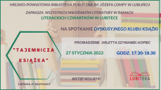 DYSKUSYJNY KLUB KSIĄŻKI DLA DOROSŁYCH