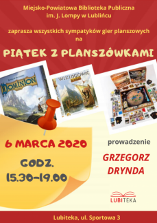 PIĄTEK Z PLANSZÓWKI