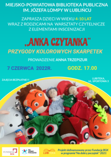 ANKA CZYTANKA - WARSZTATY CZYTELNICZE 