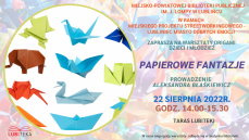 PAPIEROWE FANTAZJE – WARSZTATY ORIGAMI