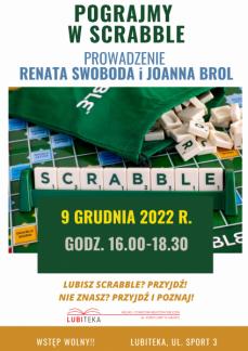 POGRAJMY W SCRABBLE - SPOTKANIE PLANSZÓWKOWE