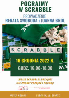 POGRAJMY W SCRABBLE - SPOTKANIE PLANSZÓWKOWE