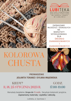 WARSZTATY SZYDEŁKOWANIA DLA ŚREDNIO ZAAWANSOWANYCH