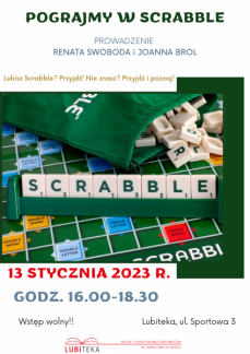 POGRAJMY W SCRABBLE - SPOTKANIE PLANSZÓWKOWE