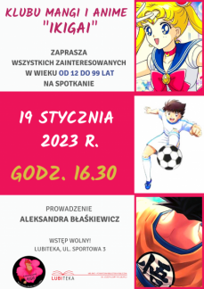 SPOTKANIE KLUBU MANGI I ANIME „IKIGAI” 