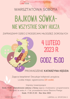 BAJKOWA SÓWKA- NIE WSZYSTKIE SOWY HUCZĄ