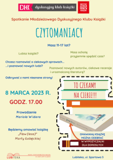 CZYTOMANIACY - Dyskusyjny Klub Książki 