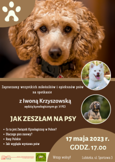 WYKŁAD EDUKACYJNY Z SĘDZIĄ KYNOLOGICZNYM 