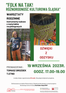 DŹWIĘKI Z ODDZYSKU - WARSZTATY RODZINNE 