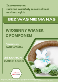 BEZ WAS NIE MA NAS - WIOSENNY WIANEK Z POMPONEM