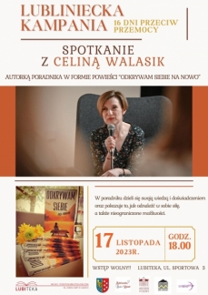 SPOTKANIE Z CELINĄ WALASIK 