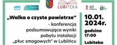 „WALKA O CZYSTE POWIETRZE” - KONFERENCJA 