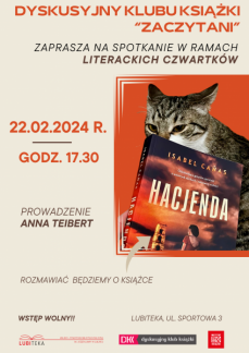 DYSKUSYJNY KLUB KSIĄŻKI DLA DOROSŁYCH 