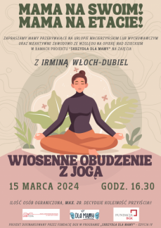 ZAJĘCIA Z JOGI W RAMACH PROJEKTU MAMA NA SWOIM!...