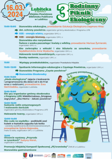 3 RODZINNY PIKNIK EKOLOGICZNY  W LUBITECE