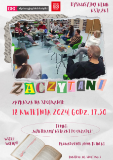 DYSKUSYJNY KLUB KSIĄŻKI DLA DOROSŁYCH 