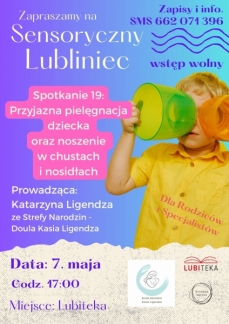 SENSORYCZNY LUBLINIEC - NOSZENIE W CHUSTACH I...