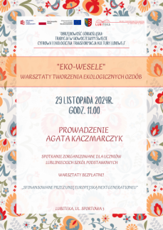 EKO-WESELE WARSZTATY TWORZENIA EKOLOGICZNYCH OZDÓB