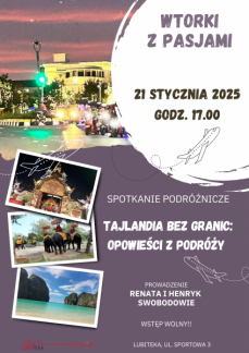 WTORKI Z PASJAMI: TAJLANDIA BEZ GRANIC