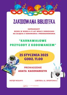 ZAKODOWANA BIBLIOTEKA:  KARNAWAŁ I KODOWANIE W JED
