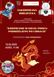 ZAKODOWANA BIBLIOTEKA: KODOWANIE W KRAJU SMOKA