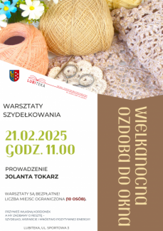 WIELKANOCNE WARSZTATY SZYDEŁKOWANIA! 