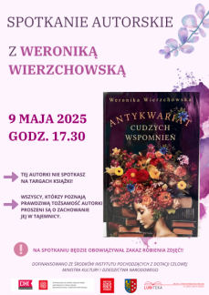 SPOTKANIE Z TAJEMNICĄ – WERONIKA WIERZCHOWSKA 