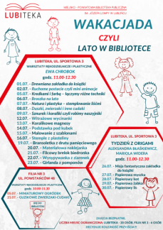 WAKACJADA CZYLI LATO W BIBLIOTECE