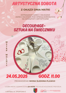 ARTYSTYCZNA SOBOTA Z OKAZJI DNIA MATKI