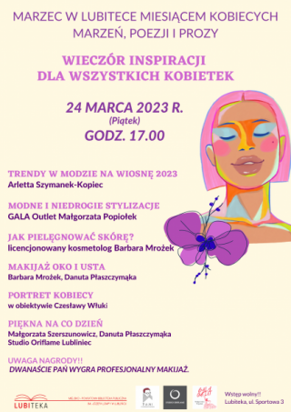 WIECZÓR﻿ INSPIRACJI DLA WSZYSTKICH KOBIETEK
