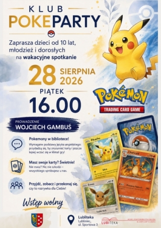  KLUB POKEPARTY ZAPRASZA 