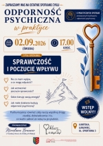 BEZPŁATNY CYKL WARSZTATÓW ODPORNOŚĆ PSYCHICZNA
